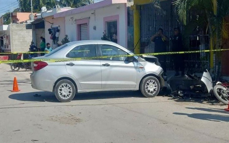 Pasajera de moto muere en accidente de Celestún Desde el Balcon