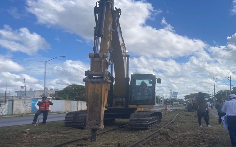 Continúa construcción de tramos del IE TRAM Desde el Balcon