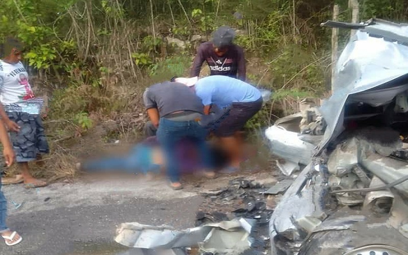 Encontronazo en carretera deja dos jóvenes sin vida Desde el Balcon