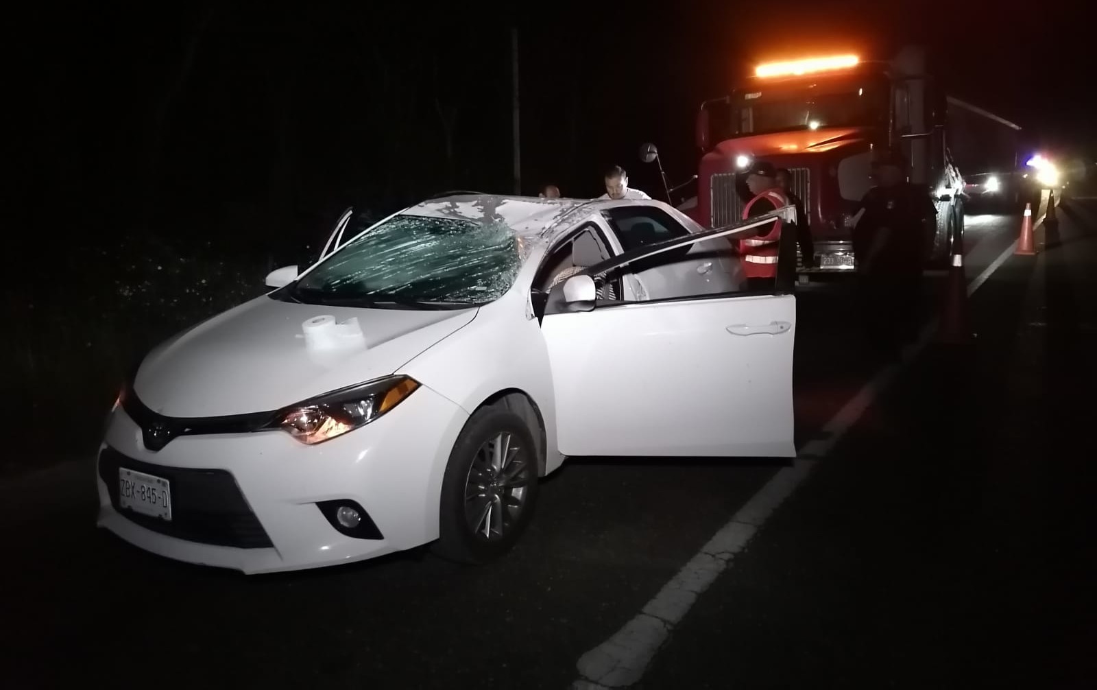 Se le atravesó un tráiler Desde el Balcon